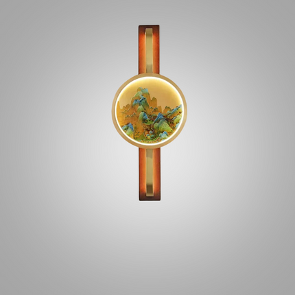 BrassGlow Wall Lamp - Elegante Messing Wandverlichting