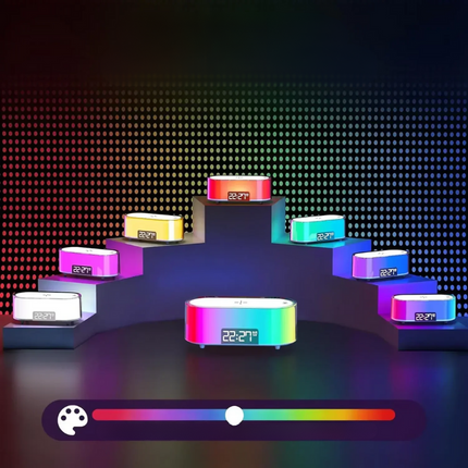 SmartCharge - Elegant Draadloos Oplaadstation met Wekfunctie