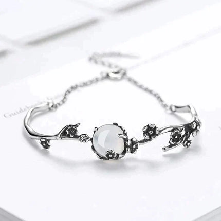 MoonGleam Bracelet - Elegante Zilveren Armband voor Elke Gelegenheid