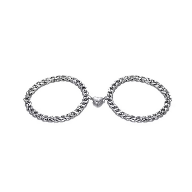Liora Bracelets Set - Elegante Hart Armbanden