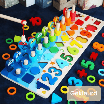 SafariExplorer - Houten Montessori Peuterspeelbord