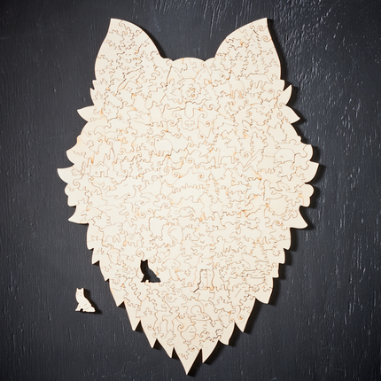MajesticWolf Puzzle – Premium Houten Legpuzzel