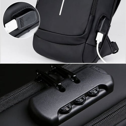UrbanGuard Crossbody - Stijlvolle en Veilige Schoudertas