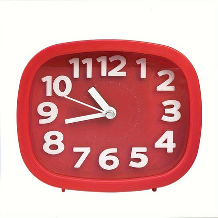 TimeSquare Clock - Stijlvolle 3D Vierkante Wekker