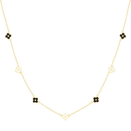 Graceful Floral Pendant Necklace - Lilliane