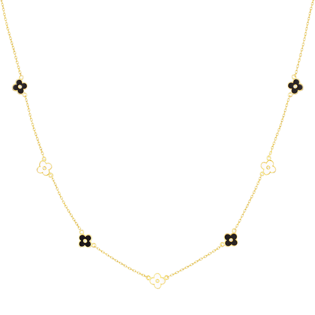 Graceful Floral Pendant Necklace - Lilliane