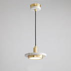 Wit / Warme licht / Artistiek ijzer marmer
