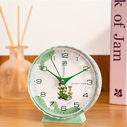 FloraTime Clock - Elegante Bloemenweker met Alarm