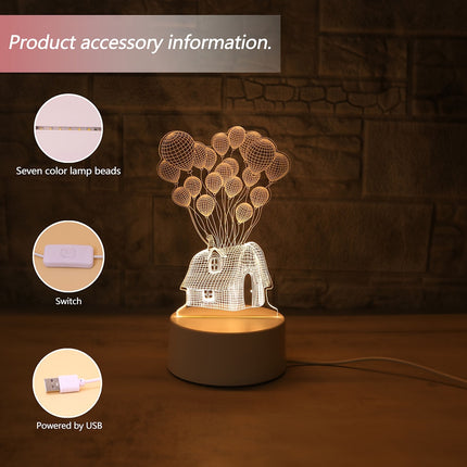 LumiBalloon – Unieke 3D LED Ballonlamp USB