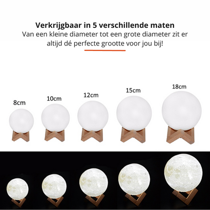 LunaGlow – Magische Maanverlichting voor je Kamer