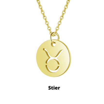 Zodiac Necklace | Duurzaam RVS, Blijft Stralend!