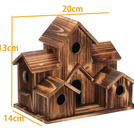 NatureNest – Stijlvol Handgemaakt Vogelhuis van Hout