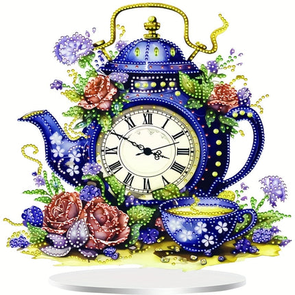 DecoClock - Stijlvolle Acryl Theepot Klok