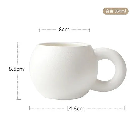 Stella Cup – Luxe Geometrische Porseleinen Beker