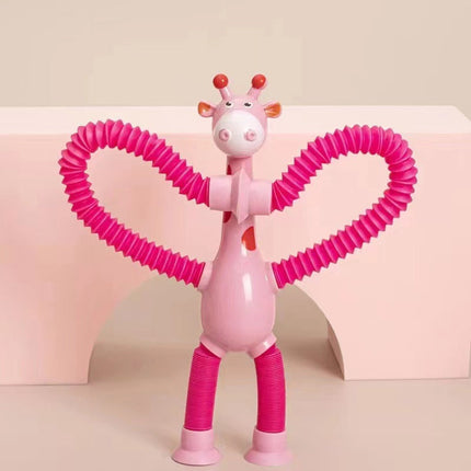 StretchGiraffe - Flexibel Zuignap Speelgoed voor Kinderen