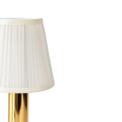 Draadloze Elegantie: Luxe Dimbare Stoffen Tafellamp