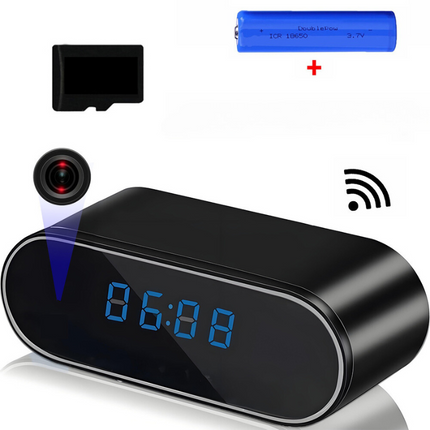 VisionDiscrète Camera - Onopvallende HD Klokbewaking Camera