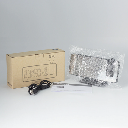 Astronatic™ Alarmklok - LED Scherm met 180° Projector