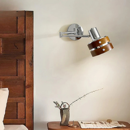 TelescopicLamp – Verstelbare Retro Bedlamp met Leesfunctie