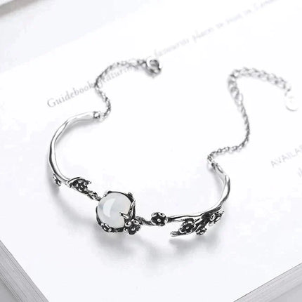 MoonGleam Bracelet - Elegante Zilveren Armband voor Elke Gelegenheid