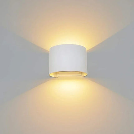 Lumière Royale - Stijlvolle moderne LED kubus wandlamp (Wit)