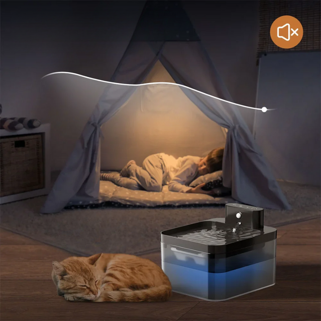 PureFlow Fountain - Slimme Draadloze Waterfontein voor Katten