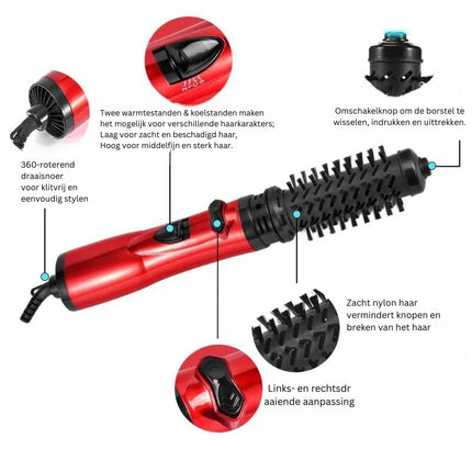 RevolveGlam Styler – 3-in-1 Elektrische Haarverzorging