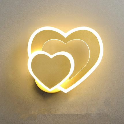 HeartGlow Wall Lamp - Moderne LED Verlichting