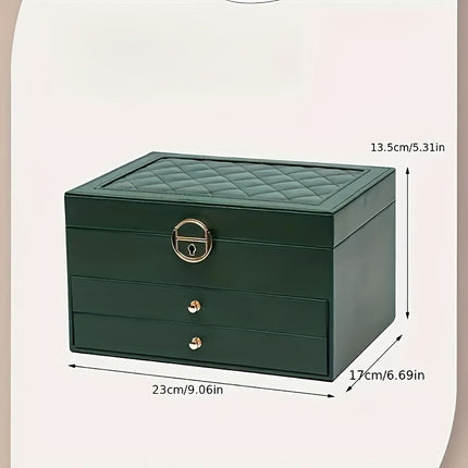 Elegance - Luxe Sieraden Organizer met Hoogwaardig Leer