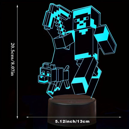 IlluGlow - 3D Nachtlamp met Kleuren en USB