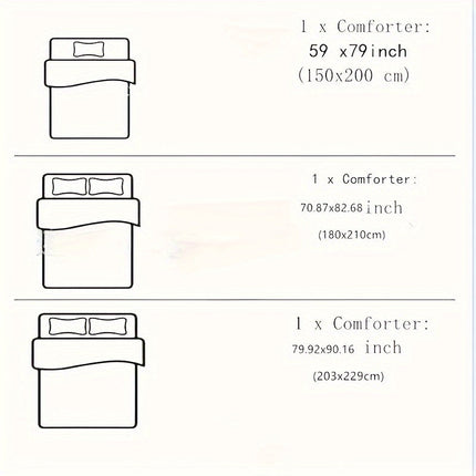 Luxe All-Seizoenen Dekbed Inzet met Geometrische Patronen