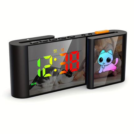 LumoBright Klok - Digitale Wekker met RGB Display