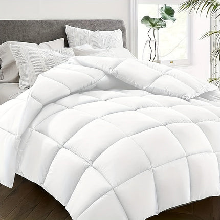 Luxe Seizoensdekbed met Omkeerbaar Design en Microvezelvulling