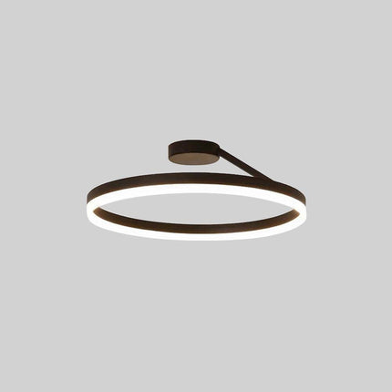 RadiantGlimmer Plafondlamp - Luxe Gouden LED Verlichting met Metaal Accenten
