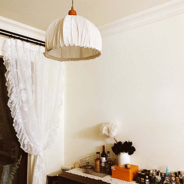 EcoChic Pendant - Stijlvolle Scandinavische Stoffen Hanglamp