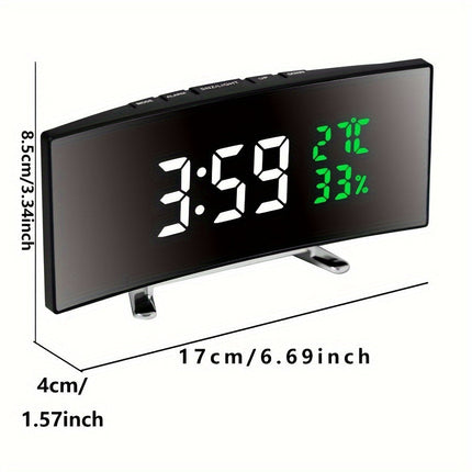 SmartClock - Slimme LED Wekker met USB-Functie