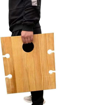WoodenWine RackTable - Stijlvolle Draagbare Wijnopslag