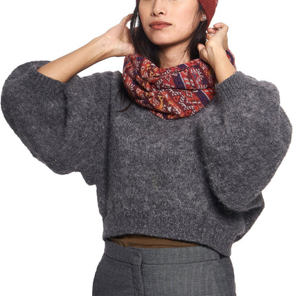 AlpacaFit Beanie - Luxe Jacquard Muts van 100%