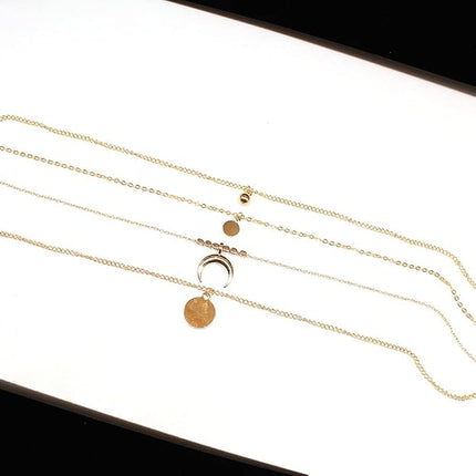Selania - Elegante Halve Maan Ketting