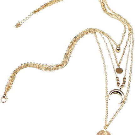 Selania - Elegante Halve Maan Ketting