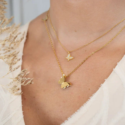 Elegante Vlinder Halsketting - Alara Collection