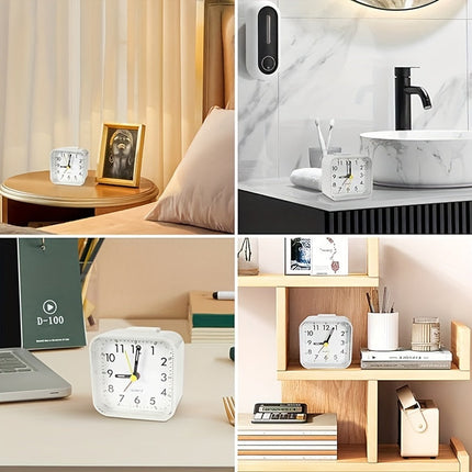 SilentWake Alarm Clock - Stijlvolle Wekker met Nachtlamp