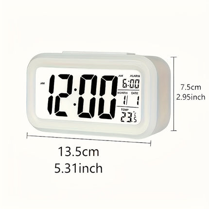 SmartGlow Clock - Stijlvolle Digitale Wekker met Nachtlamp