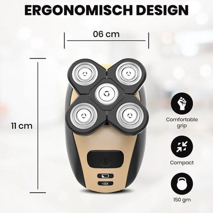 5 in 1 Scheerapparaat - Gladde scheerbeurt zonder irritatie!