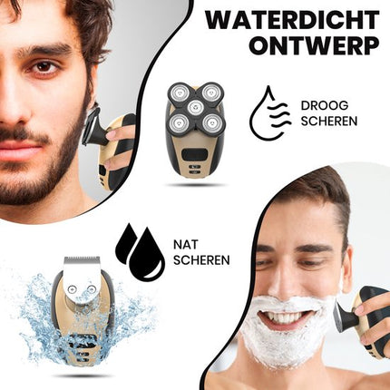 5 in 1 Scheerapparaat - Gladde scheerbeurt zonder irritatie!