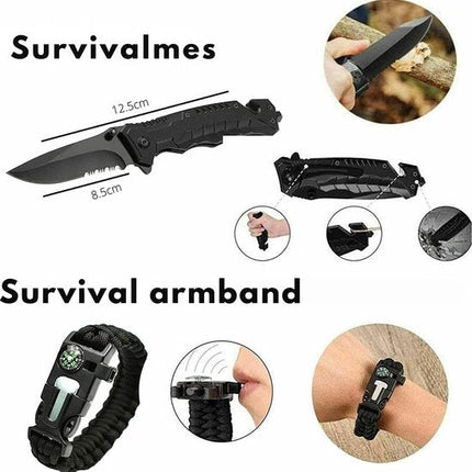 SurvivorX - Ultiem 15-in-1 Noodpakket voor Overleving