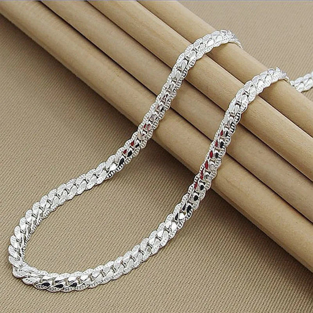 SilverGlow Necklace – Luxe 925 Zilveren Ketting voor Dames