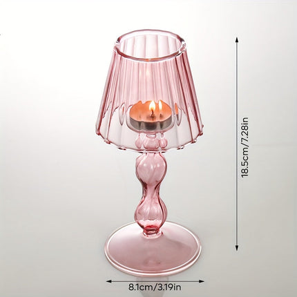 CrystalGlow – Luxe Glazen Tafellamp & Kandelaar