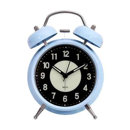 GlowClock – Moderne Stille Verlichte Metalen Wekker