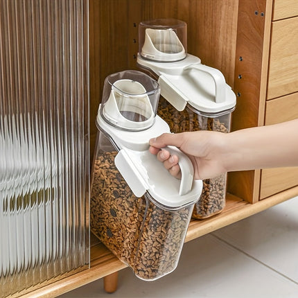 FreshBite - Moderne Voercontainer voor Huisdieren met Maatbeker